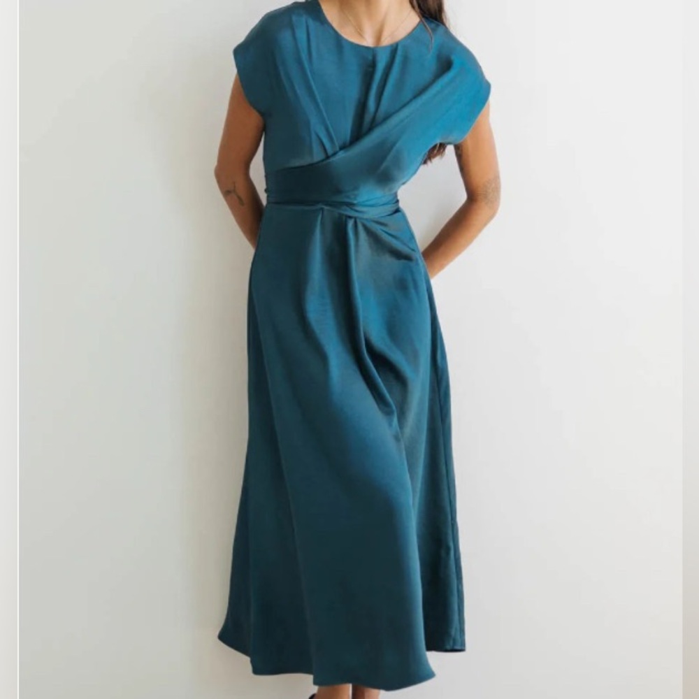 Rosalind Teal Bridesmaids Dress by Bohme